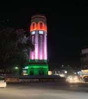 It is about 85 meters tall and has six faces It is about 85 meters tall and has six faces.